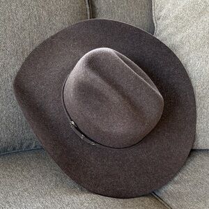 Serratelli Storm River Pearwood 8X Beaver Fur Felt Western Hat